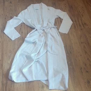 XS BABATON merino wool pink cardigan